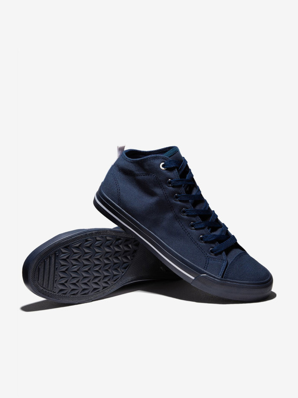 Ombre Clothing Scarpe da ginnastica blu scuro da uomo Abbigliamento Ombre