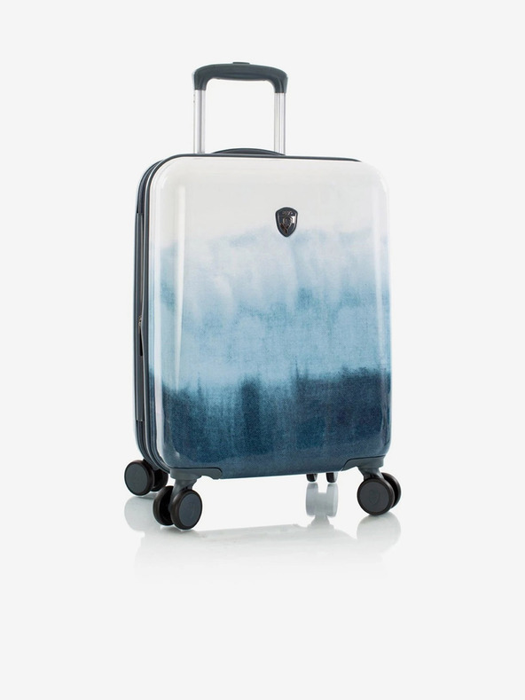 Heys Valigia da viaggio bianca e blu Heys Tie-Dye Blue S