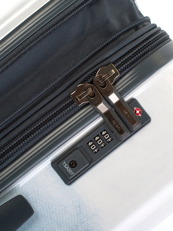 Heys Valigia da viaggio bianca e blu Heys Tie-Dye Blue S