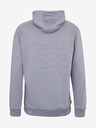 Ombre Clothing Grigio Uomo Felpa con cappuccio Basic Ombre Abbigliamento