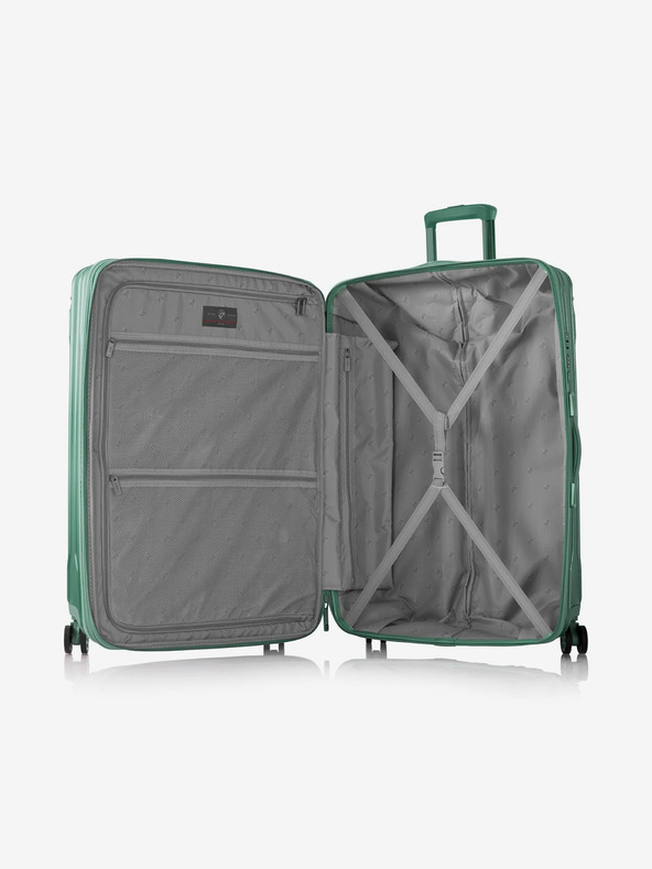 Heys Set di tre valigie da viaggio in verde Heys Xtrak S,M,L