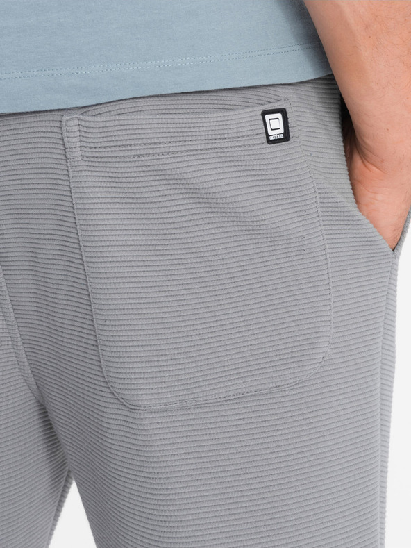 Ombre Clothing Pantaloni da bagno basic da uomo grigi Abbigliamento Ombre Ottomano