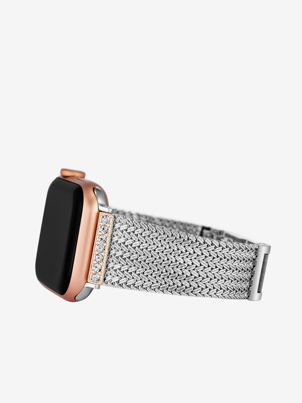 Anne Klein Cinturino per Apple Watch con cristalli in argento Anne Klein