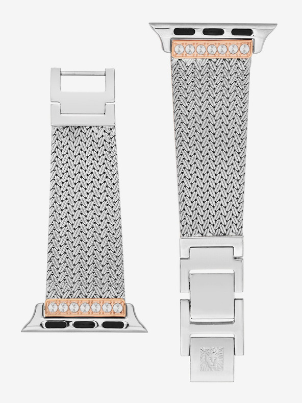 Anne Klein Cinturino per Apple Watch con cristalli in argento Anne Klein