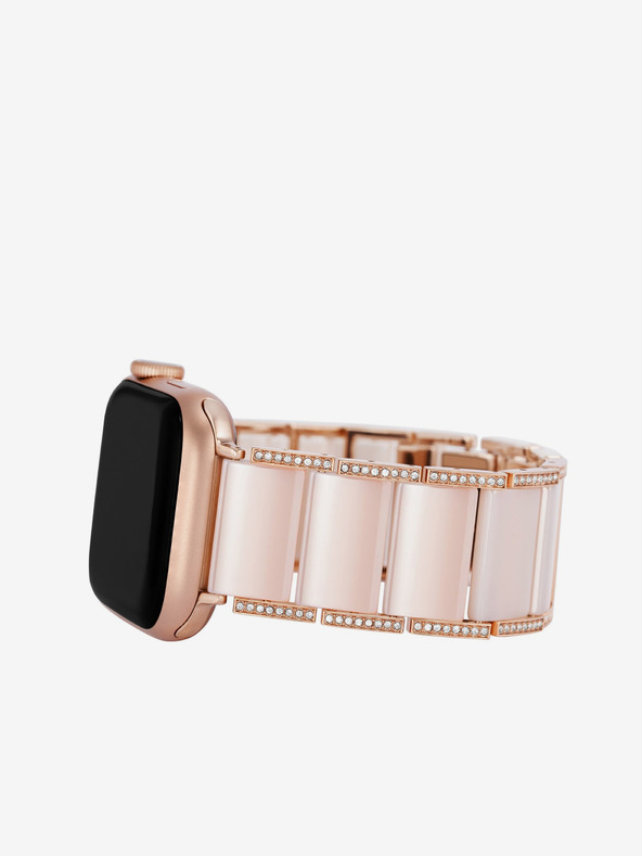 Anne Klein Cinturino per Apple Watch con cristalli rosa chiaro Anne Klein