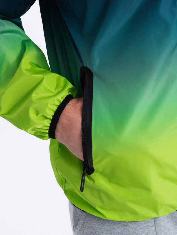 Ombre Clothing Giacca sportiva da uomo verde e petrolio Ombre Clothing