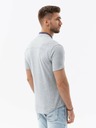 Ombre Clothing Maglia manica corta uomo grigio Ombre Abbigliamento