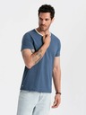 Ombre Clothing T-shirt uomo blu scuro Ombre Clothing