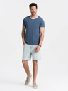 Ombre Clothing T-shirt uomo blu scuro Ombre Clothing