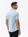 Ombre Clothing Maglia a maniche corte da uomo blu chiaro Ombre Clothing