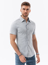 Ombre Clothing Maglia manica corta uomo grigio Ombre Abbigliamento