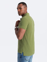 Ombre Clothing Polo verde da uomo Ombre Clothing