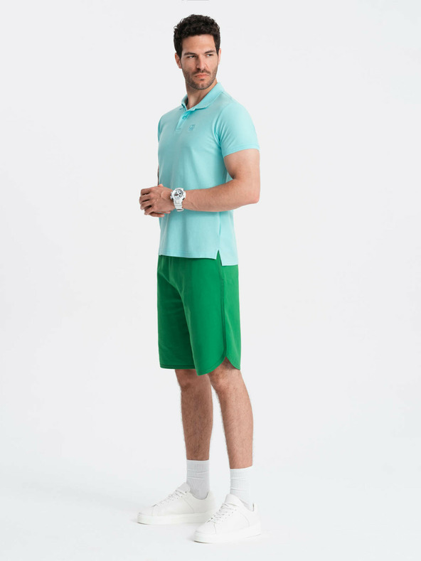 Ombre Clothing Polo basic da uomo color menta Ombre Clothing