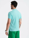 Ombre Clothing Polo basic da uomo color menta Ombre Clothing