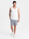 Ombre Clothing Canotta basic da uomo in cotone bianco Ombre Clothing