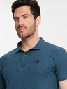 Ombre Clothing Polo basic da uomo blu Ombre Clothing