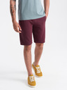 Ombre Clothing Pantaloncini della tuta basic da uomo bordeaux Ombre Clothing