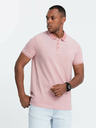 Ombre Clothing Polo uomo melange con collo a righe Ombre Clothing