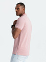 Ombre Clothing Polo uomo melange con collo a righe Ombre Clothing