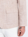 Ombre Clothing Blazer beige da uomo Ombre Clothing
