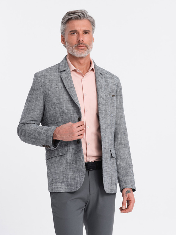 Ombre Clothing Giacca grigia da uomo Ombre Clothing