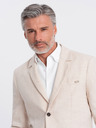 Ombre Clothing Blazer crema da uomo Ombre Clothing