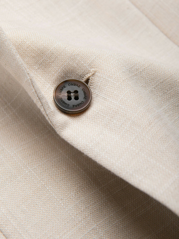 Ombre Clothing Blazer crema da uomo Ombre Clothing