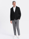 Ombre Clothing Blazer nero da uomo con tasche Ombre Clothing