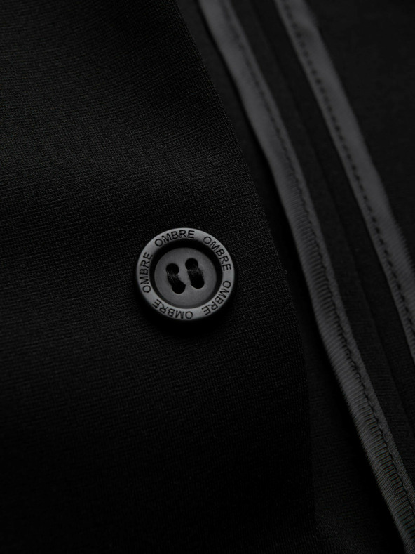 Ombre Clothing Blazer nero da uomo con tasche Ombre Clothing