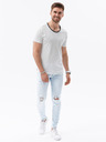 Ombre Clothing Maglietta da uomo crema Ombre Clothing