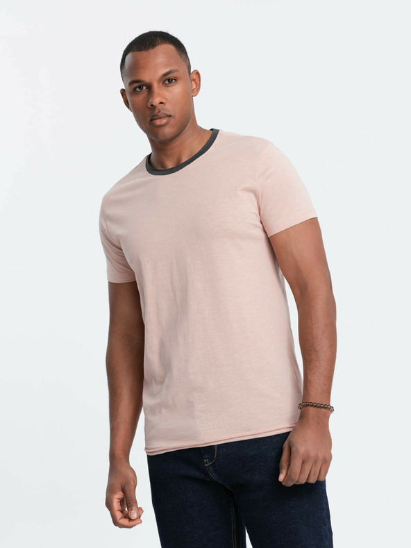 Ombre Clothing Maglietta rosa da uomo Ombre Clothing