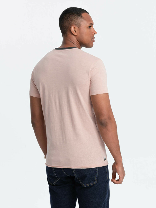 Ombre Clothing Maglietta rosa da uomo Ombre Clothing