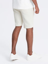 Ombre Clothing Pantaloncini della tuta basic da uomo color crema Ombre Clothing