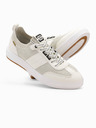 Ombre Clothing Sneakers slip-on beige da uomo Ombre Clothing