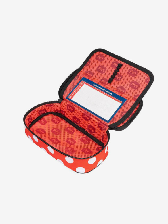 BAAGL  Astuccio scuola rosso etue pois Baagl