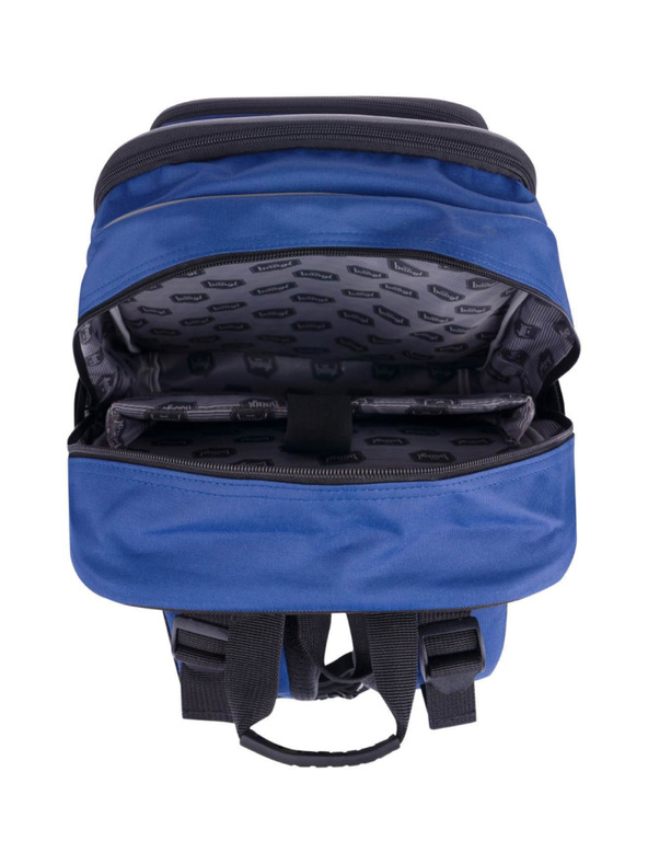 BAAGL  Zaino scuola blu cubo neon Baagl