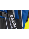 BAAGL  Zaino scuola blu cubo neon Baagl