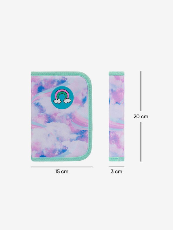 BAAGL  Astuccio scuola blu a un piano Baagl Heaven