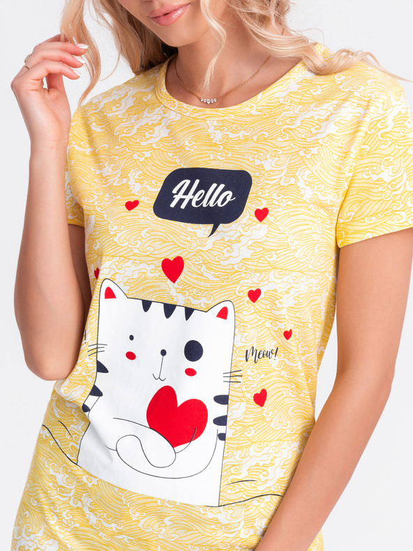 Edoti Pigiama da donna - giallo EDOTI