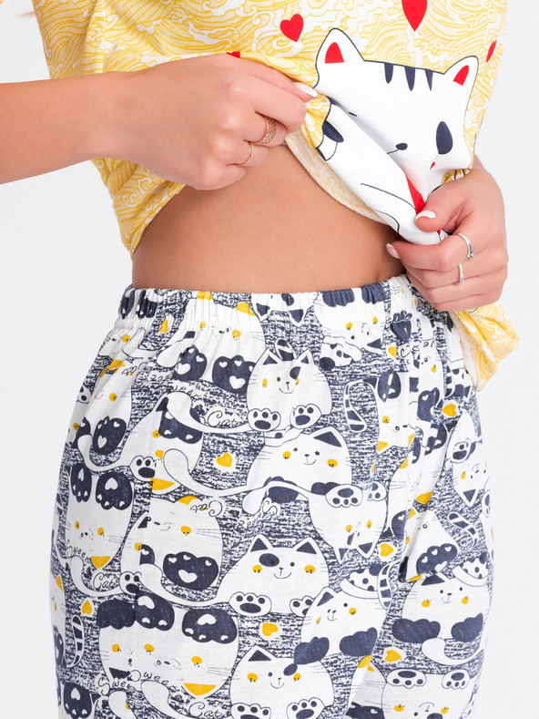 Edoti Pigiama da donna - giallo EDOTI