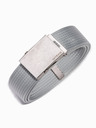 Ombre Clothing Cintura in tessuto da uomo - Grigio A029 Ombre Clothing