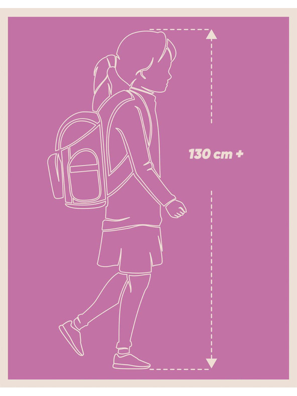 BAAGL  Zaino scuola rosa Baagl Core Painting