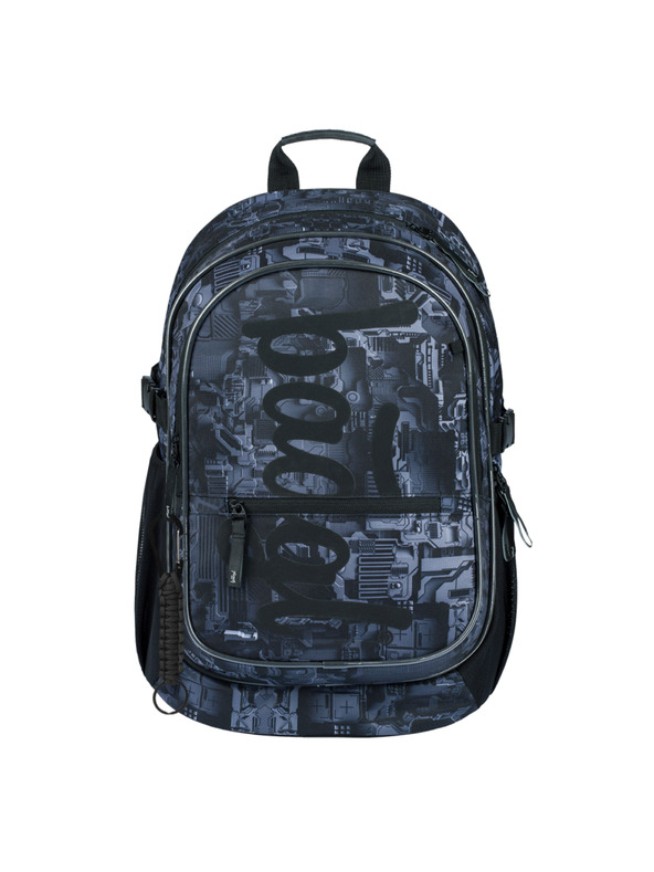 BAAGL  Zaino scolastico grigio Baagl Core Technic