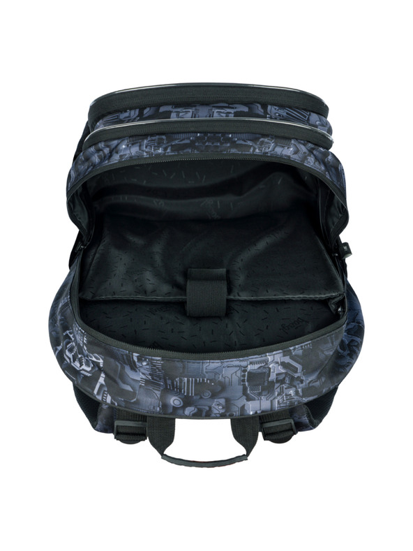 BAAGL  Zaino scolastico grigio Baagl Core Technic