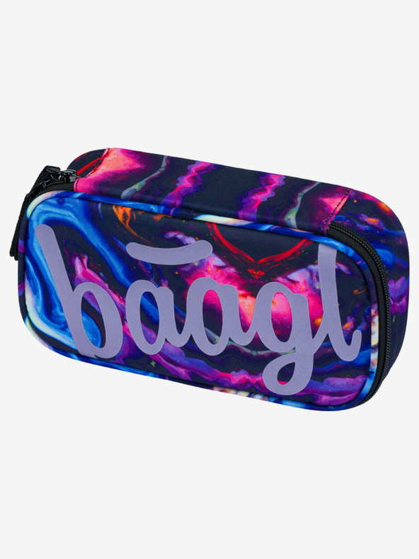 BAAGL  Astuccio per la scuola viola Baagl Marble