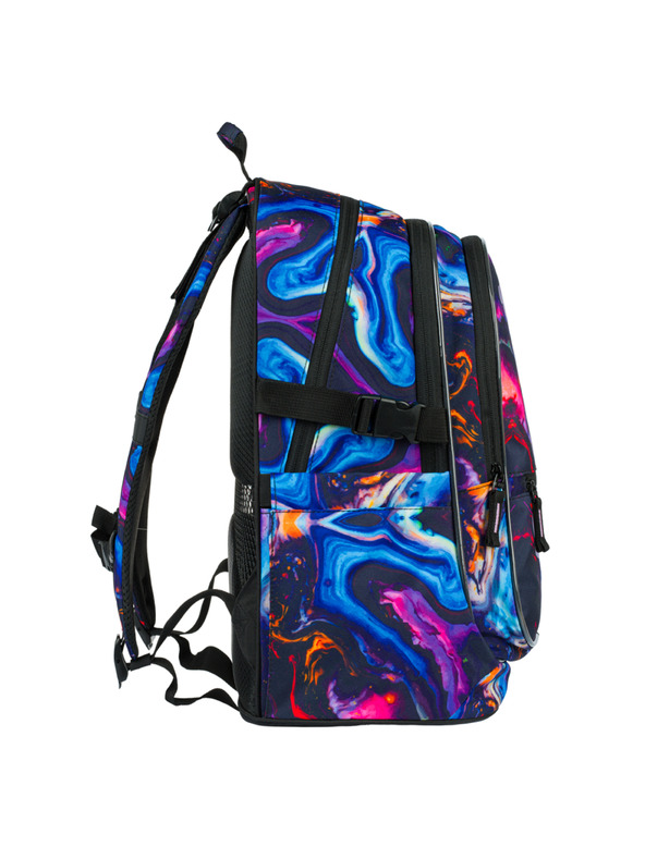 BAAGL  Set scuola viola - zaino, astuccio, borsa Baagl Core Marble