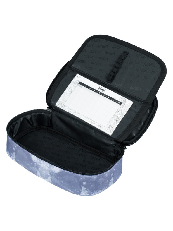 BAAGL  Astuccio scuola grigio Baagl NASA Grigio
