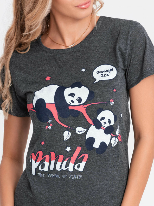 Edoti Pigiama da donna - grafite EDOTI