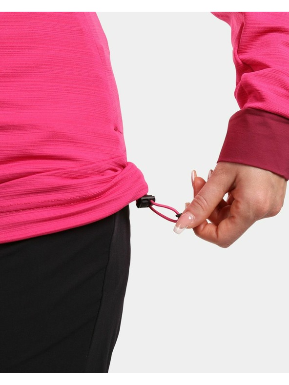 Kilpi Felpa con cappuccio elasticizzata da donna Kilpi MEMPHIS-W Rosa