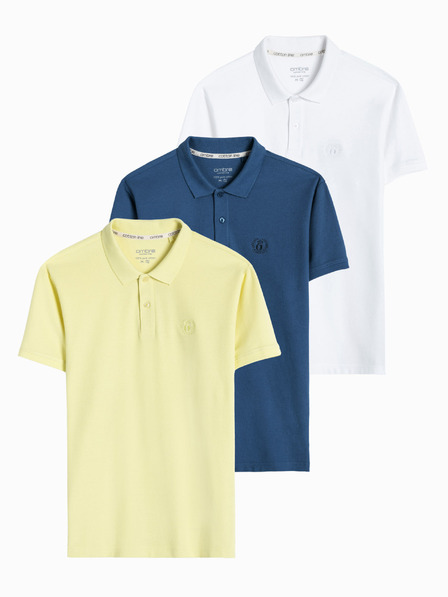 Ombre Clothing Polo uomo in maglia piqué, confezione da 3 Ombre Clothing